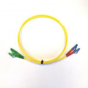 Patch SM dpx LC/LCA FMS 2 SMT 2mm, LSZH Yellow,, 1-15m